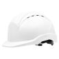Preview: Nitras Head Protect 9500 Schutzhelm mit Größenregulierung und Kinnriemen, weiß